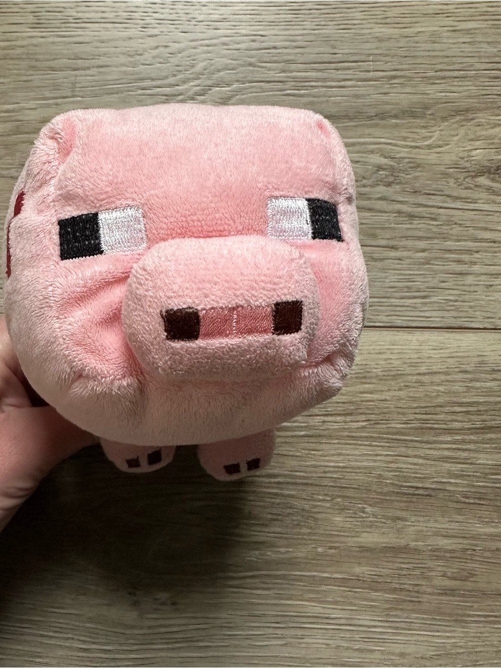Plush Minecraft Pig Stuffed Animal - Pink